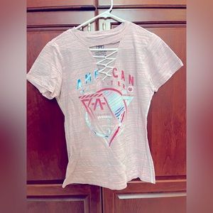 Pink American Fighter Top